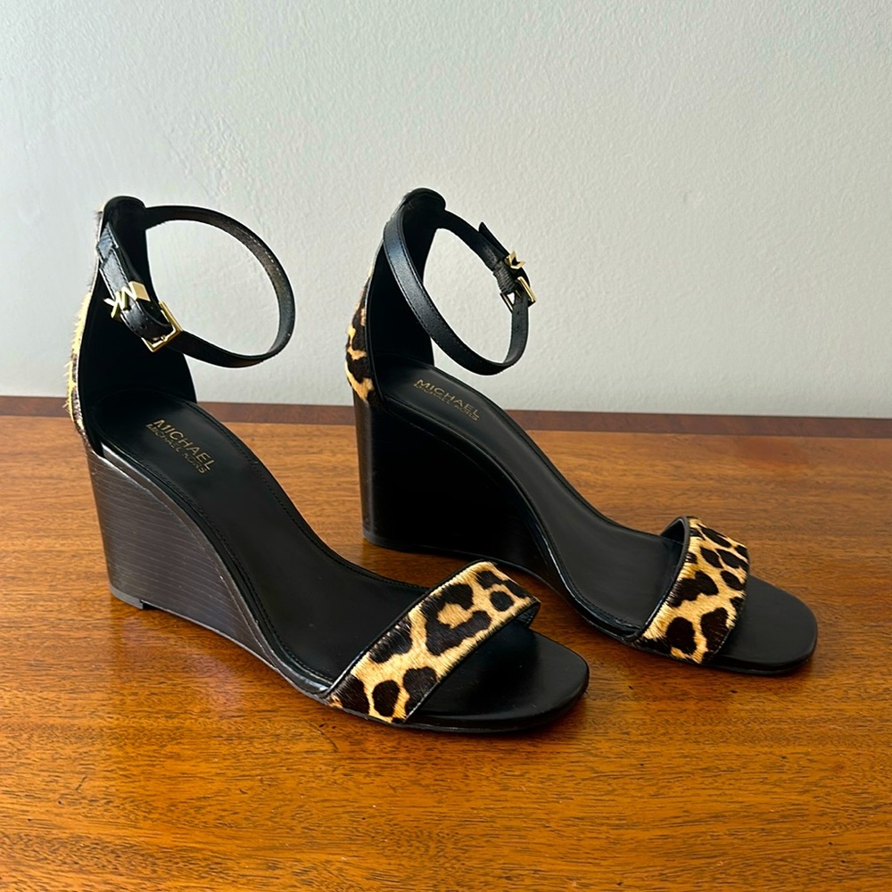 Michael Kors Animal Print Wedges